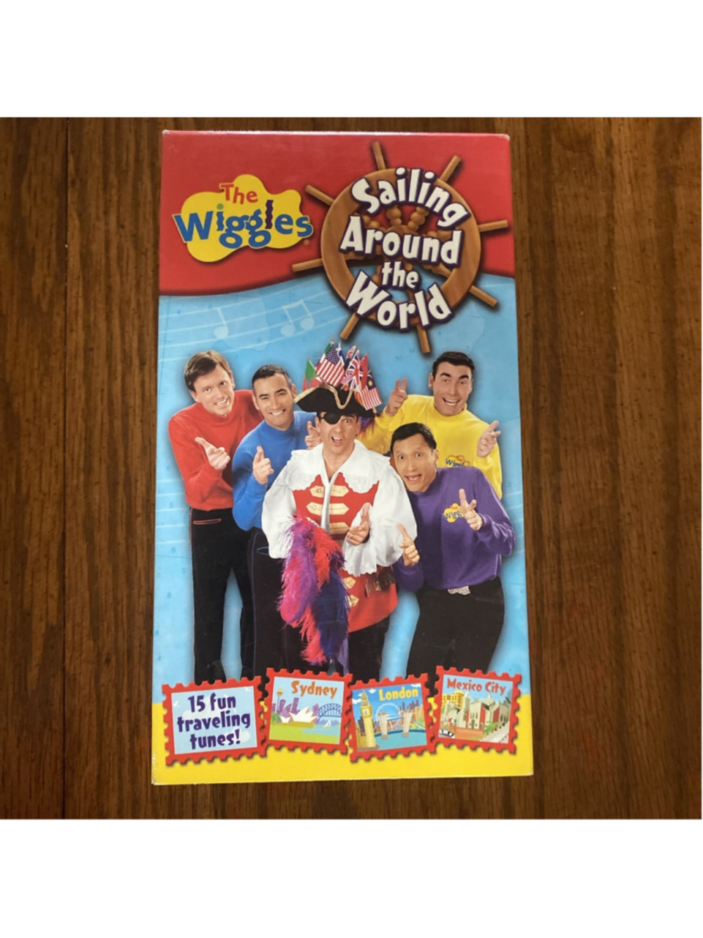The Wiggles - Sailing Around the World (VHS, 2005) Slipcase Copy VERY RARE!